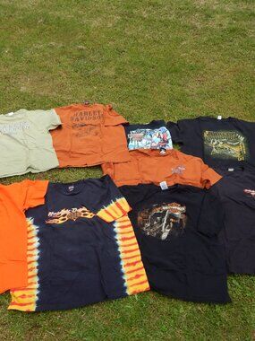 Harley Davidson Lot of 10 T Shirts All Different Dealers 2XL XXL & Jimmy Buffet
